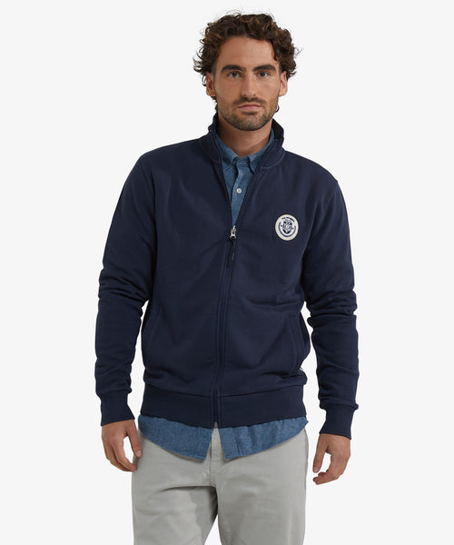 Zip-up vest | Navy