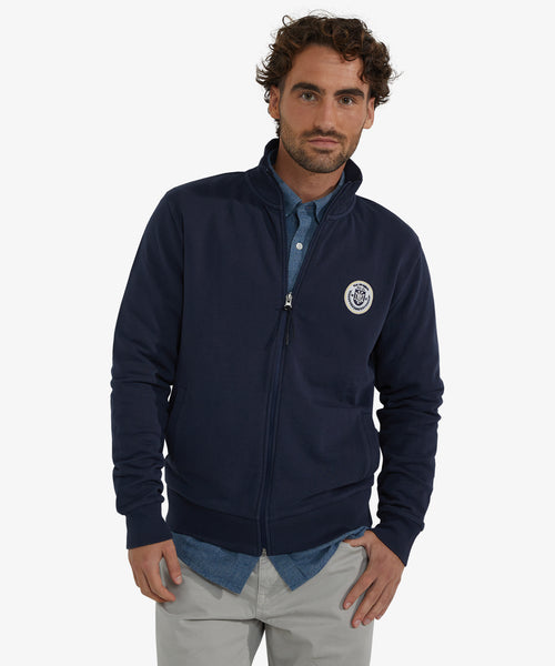 Zip-up vest | Navy