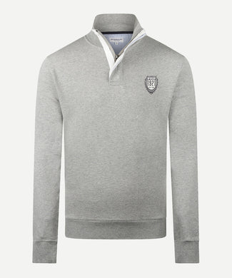 Sweatshirt Half-Zip | Medium Gray Melange