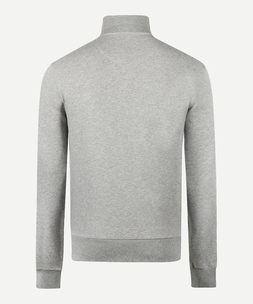 Sweatshirt Half-Zip | Medium Grey Melange