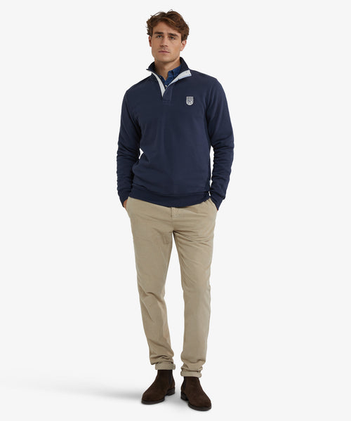 Half-Zip Sweatshirt | Navy