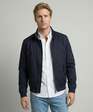 Classic Bomber Jacket | Navy