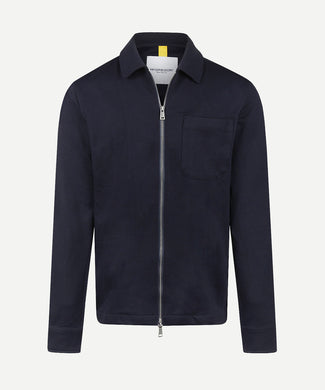 Piqué Jacket | Navy