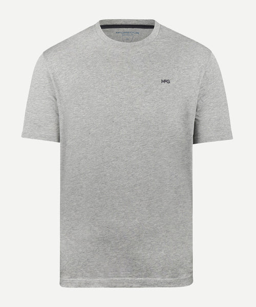 Essential MCG Embr T-Shirt | Medium Gray Melange