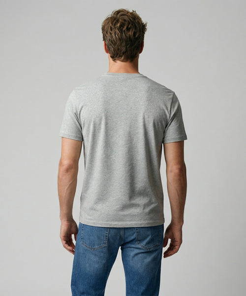 Essential MCG Embr T-Shirt | Medium Gray Melange
