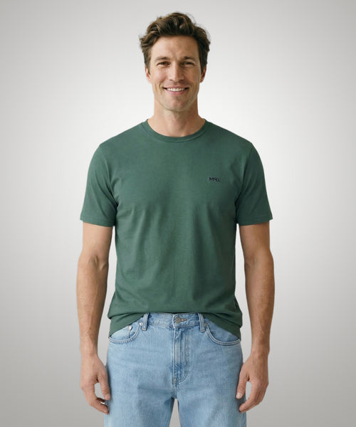 Essential MCG Embr T-Shirt | Dark Green