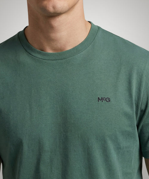 Essential MCG Embr T-Shirt | Dark Green