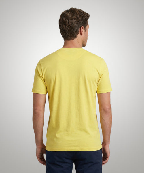 Essential MCG Embr T-Shirt | Light Yellow