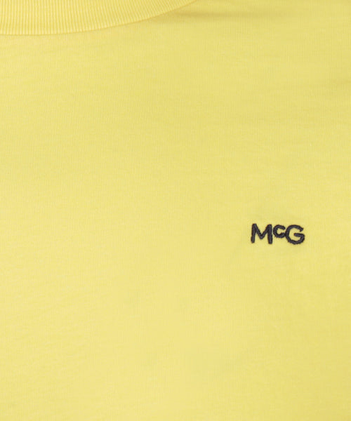 Essential MCG Embr T-Shirt | Light Yellow