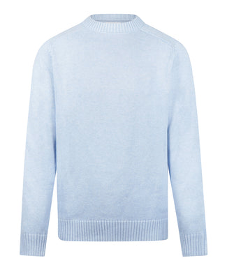 Trui Katoen Ronde Hals | Light Blue