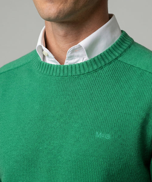 Trui Katoen Ronde Hals | Green