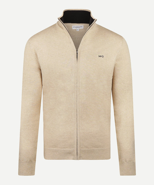 Ritsvest Katoen Cashmere | Sand