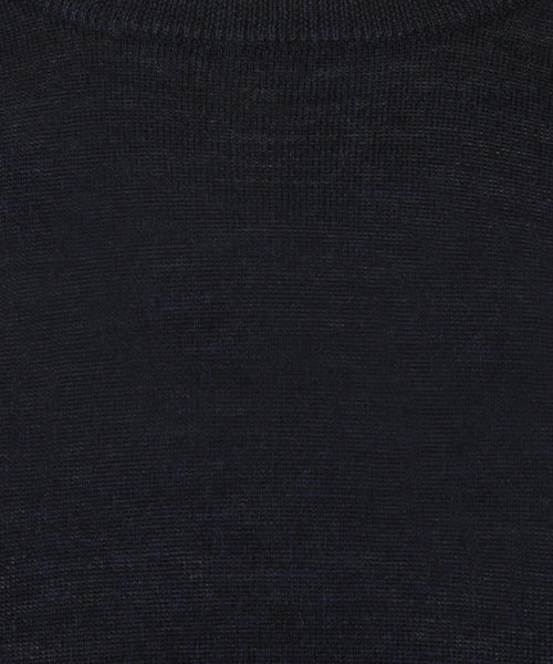 T-shirt Extra Fine Merino Round Neck | Navy