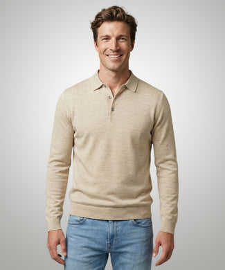 Polo Sweater Merino Wool | Kit