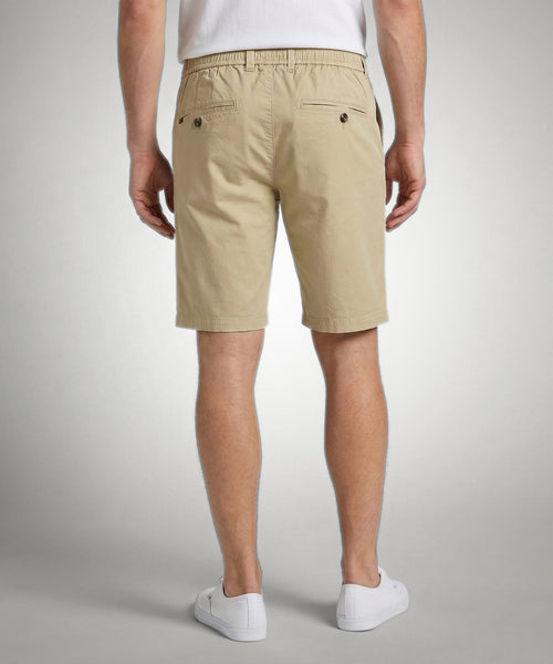 Poplin Shorts | Beige