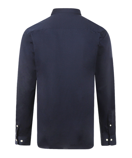 Stretch Piqué Shirt | Navy