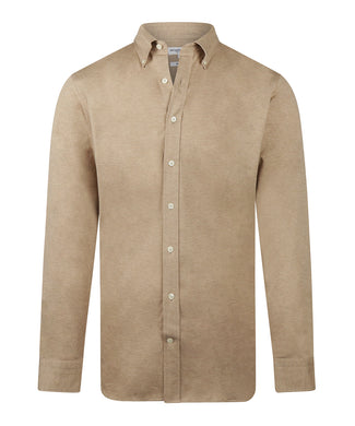 Stretch Piqué Shirt | Sand