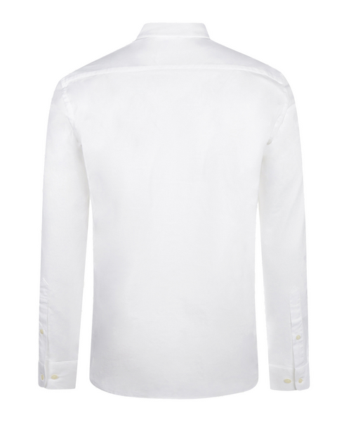 Stretch Piqué Shirt | White