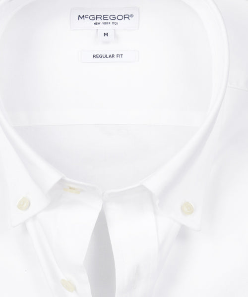 Stretch Piqué Shirt | White