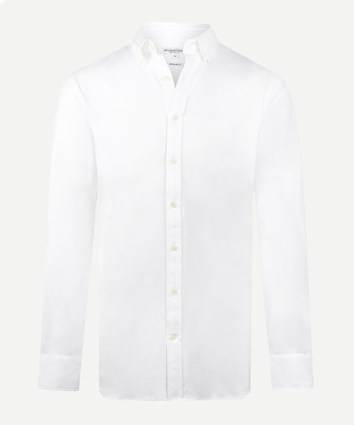 Overhemd Stretch Piqué | White