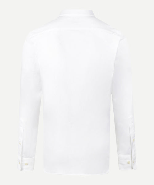 Overhemd Stretch Piqué | White