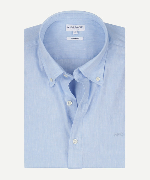 Shirt Cotton Linen | Light Blue