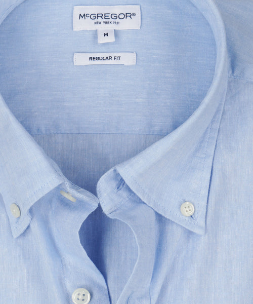 Shirt Cotton Linen | Light Blue