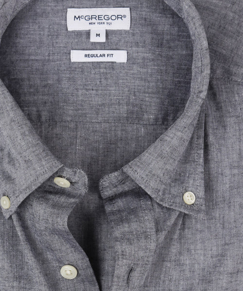Shirt Cotton Linen | Navy