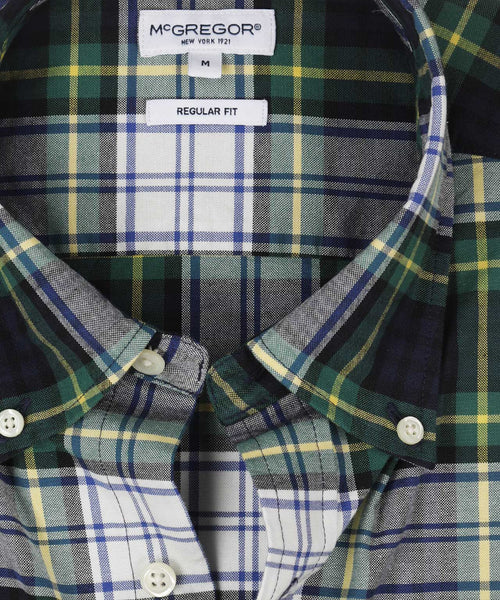 Oxford Check Shirt | Navy