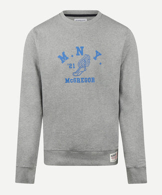 Graphic Crew | Medium Gray Melange