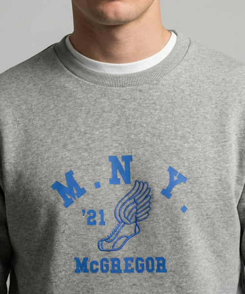 Graphic Crew | Medium Grey Melange