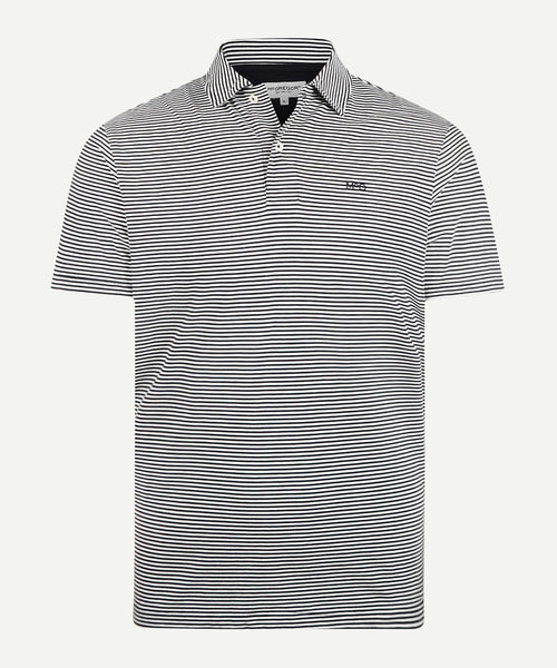 Polo Jersey Stripe | Navy