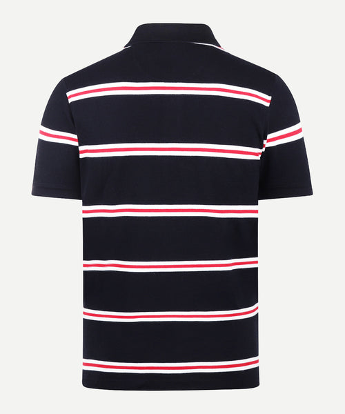 Piqué Polo Striped | Navy