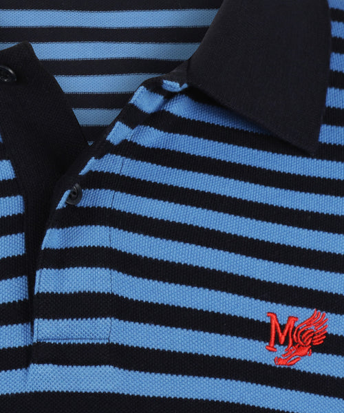 Piqué Polo Streep | Medium Blue