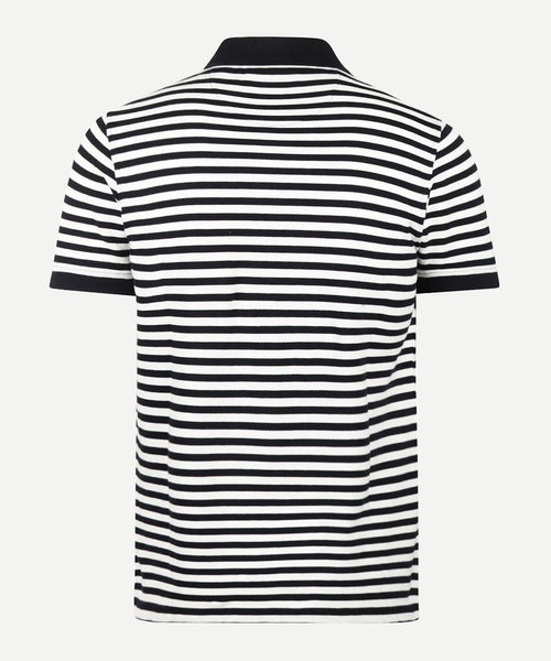 Piqué Polo Stripe | Off White
