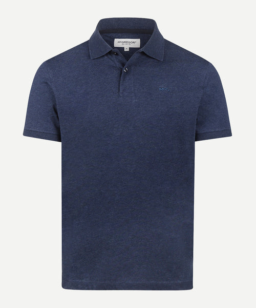 Jersey Polo Melange | Medium Blue