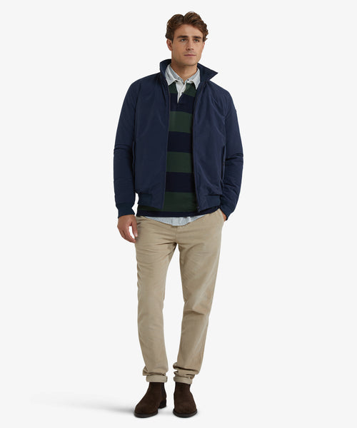 Classic Bomber Jacket | Navy