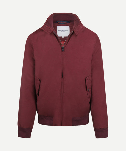 Classic Bomber Jacket | Burgundy