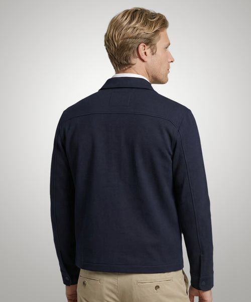 Pique Jacket | Navy