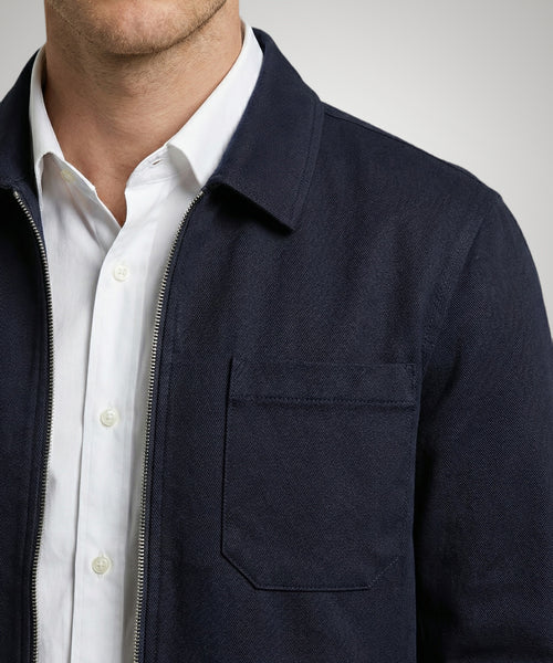 Pique Jacket | Navy