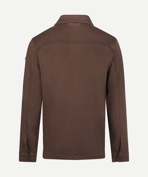Pique Jacket | Chocolate Brown