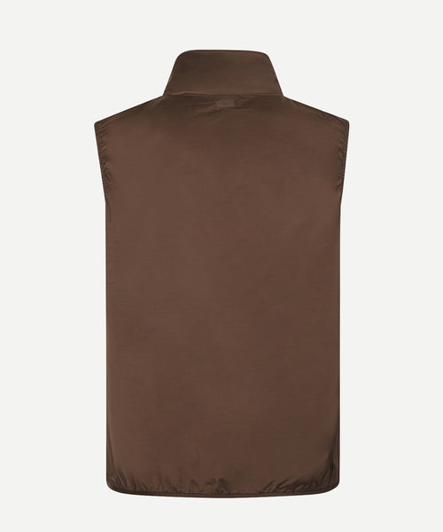 Super Light Weight Bodywarmer | Chocolate Brown
