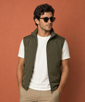 Super Light Weight Bodywarmer | Dark Olive