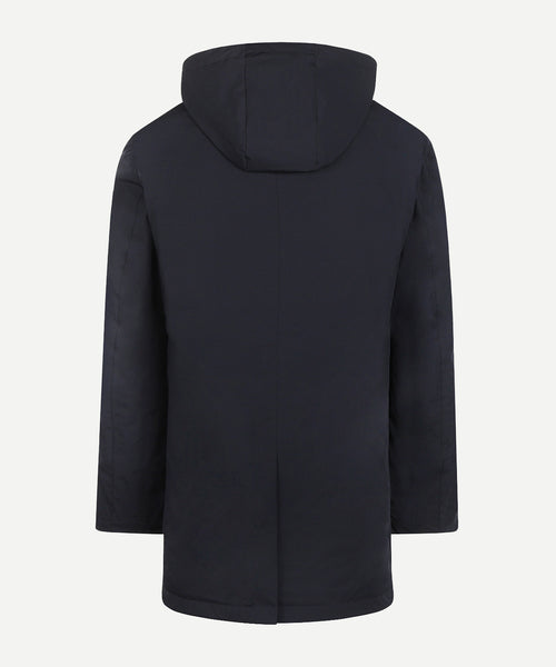 Hooded Raincoat | Navy
