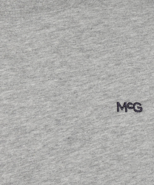 Essential McG Embroidery T-Shirt | Medium Grey Melange