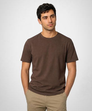 Interlock T-Shirt | Chocolate Brown