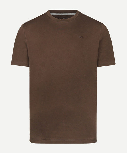 Interlock T-Shirt | Chocolate Brown