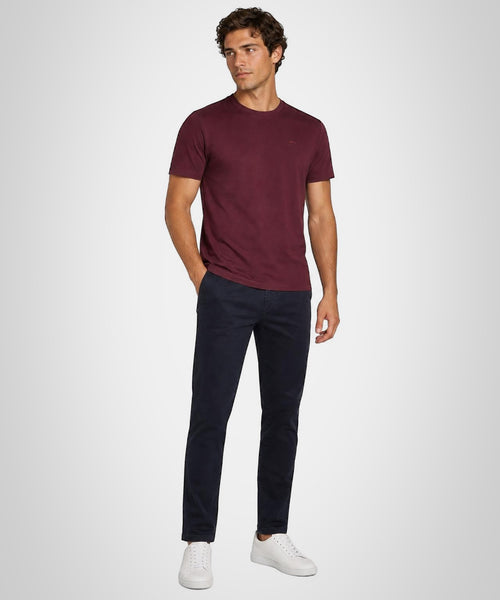 Interlock T-Shirt | Burgundy