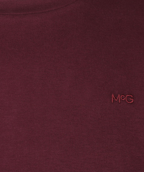 Interlock T-Shirt | Burgundy