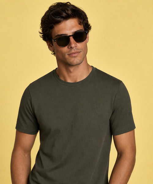 Interlock T-Shirt | Dark Olive